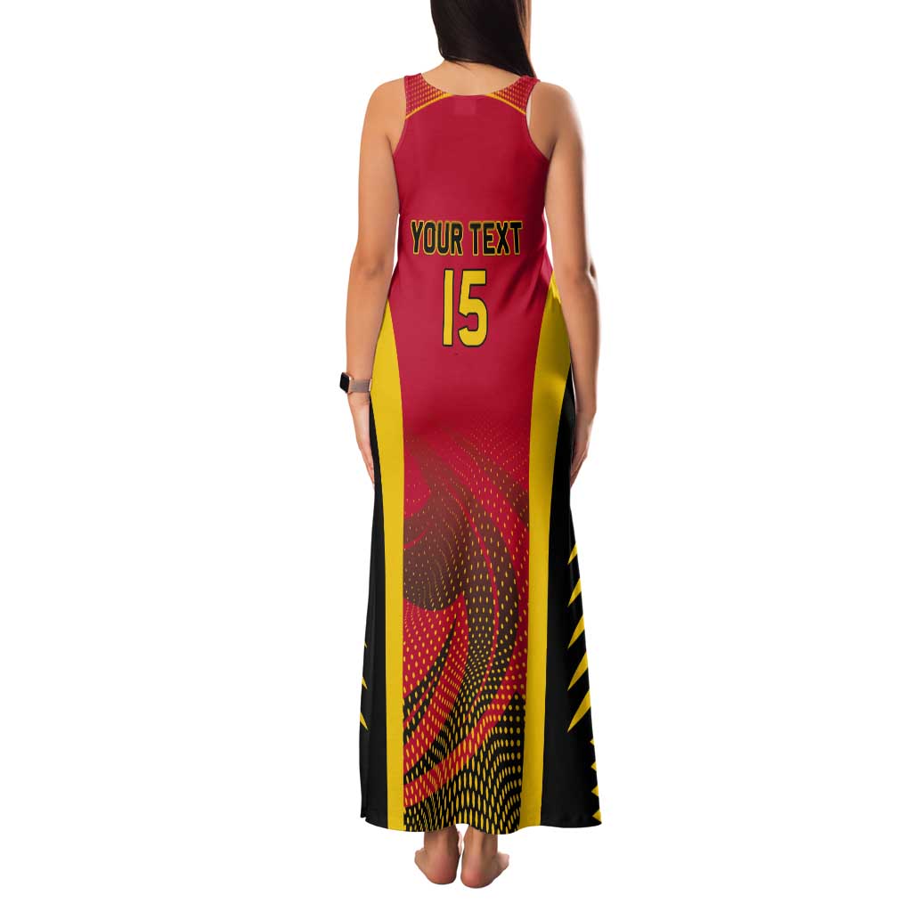 Angola Basketball Custom Tank Maxi Dress Go Champions - Wonder Print Shop