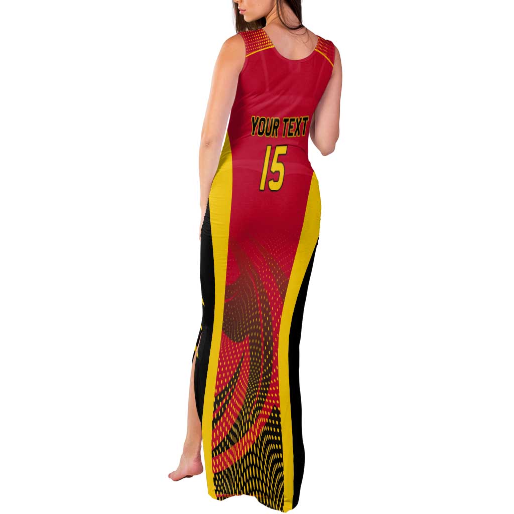 Angola Basketball Custom Tank Maxi Dress Go Champions - Wonder Print Shop