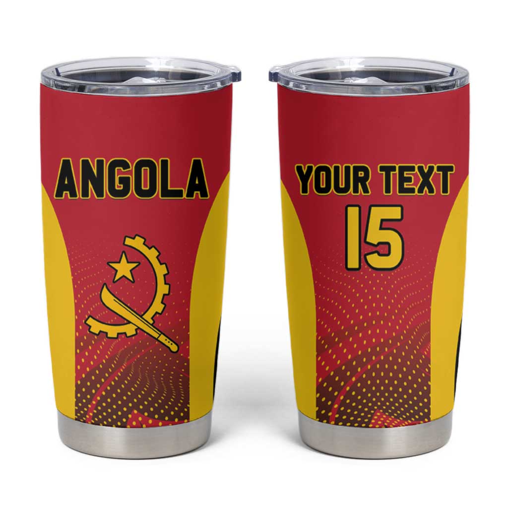 Angola Basketball Custom Tumbler Cup Go Champions - Wonder Print Shop