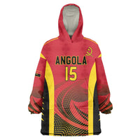 Angola Basketball Custom Wearable Blanket Hoodie Go Champions - Wonder Print Shop