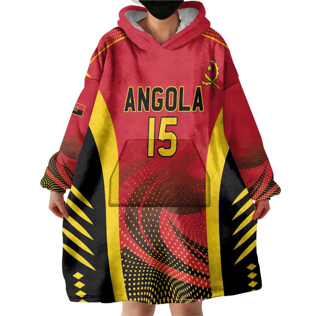Angola Basketball Custom Wearable Blanket Hoodie Go Champions - Wonder Print Shop