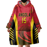 Angola Basketball Custom Wearable Blanket Hoodie Go Champions - Wonder Print Shop