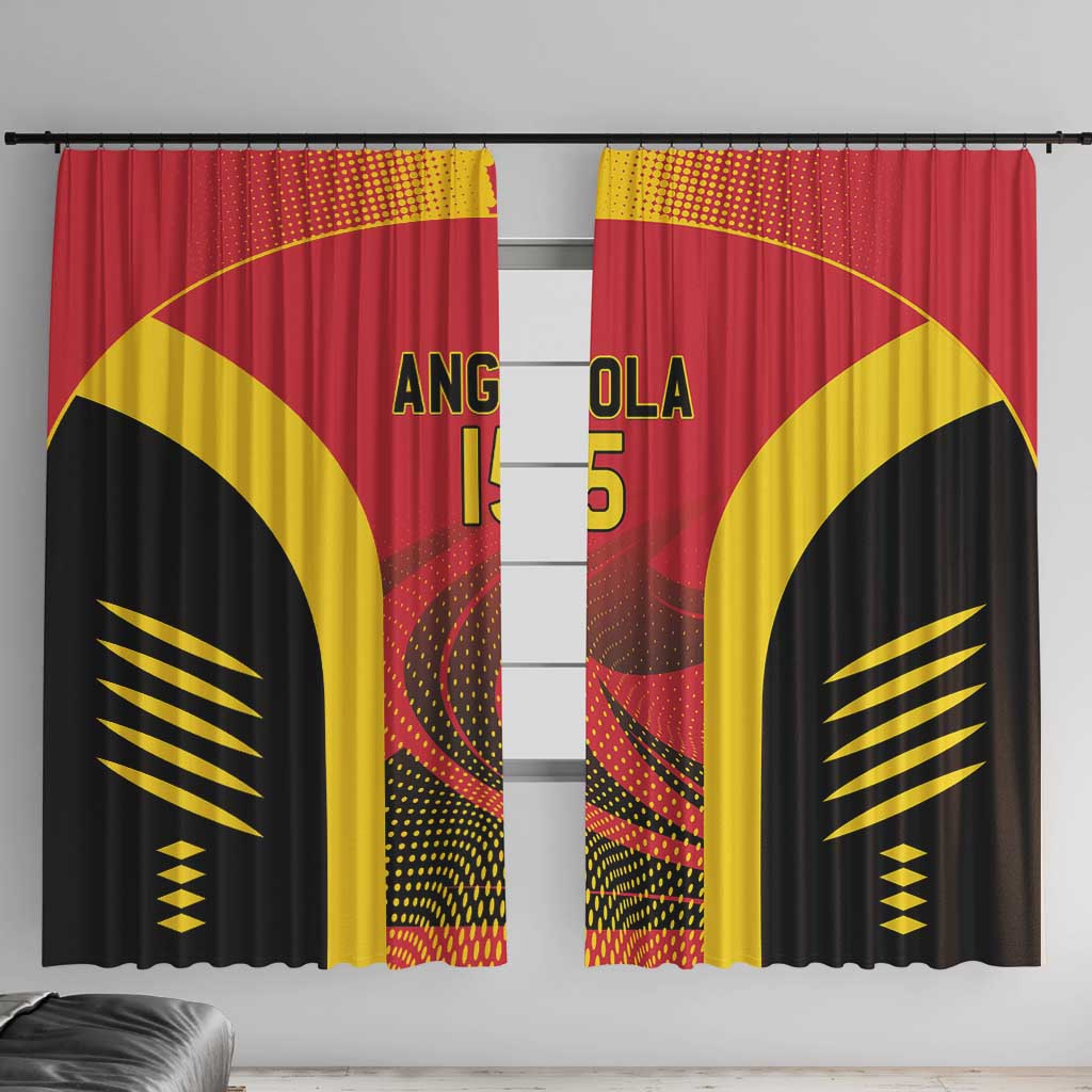 Angola Basketball Custom Window Curtain Go Champions - Wonder Print Shop