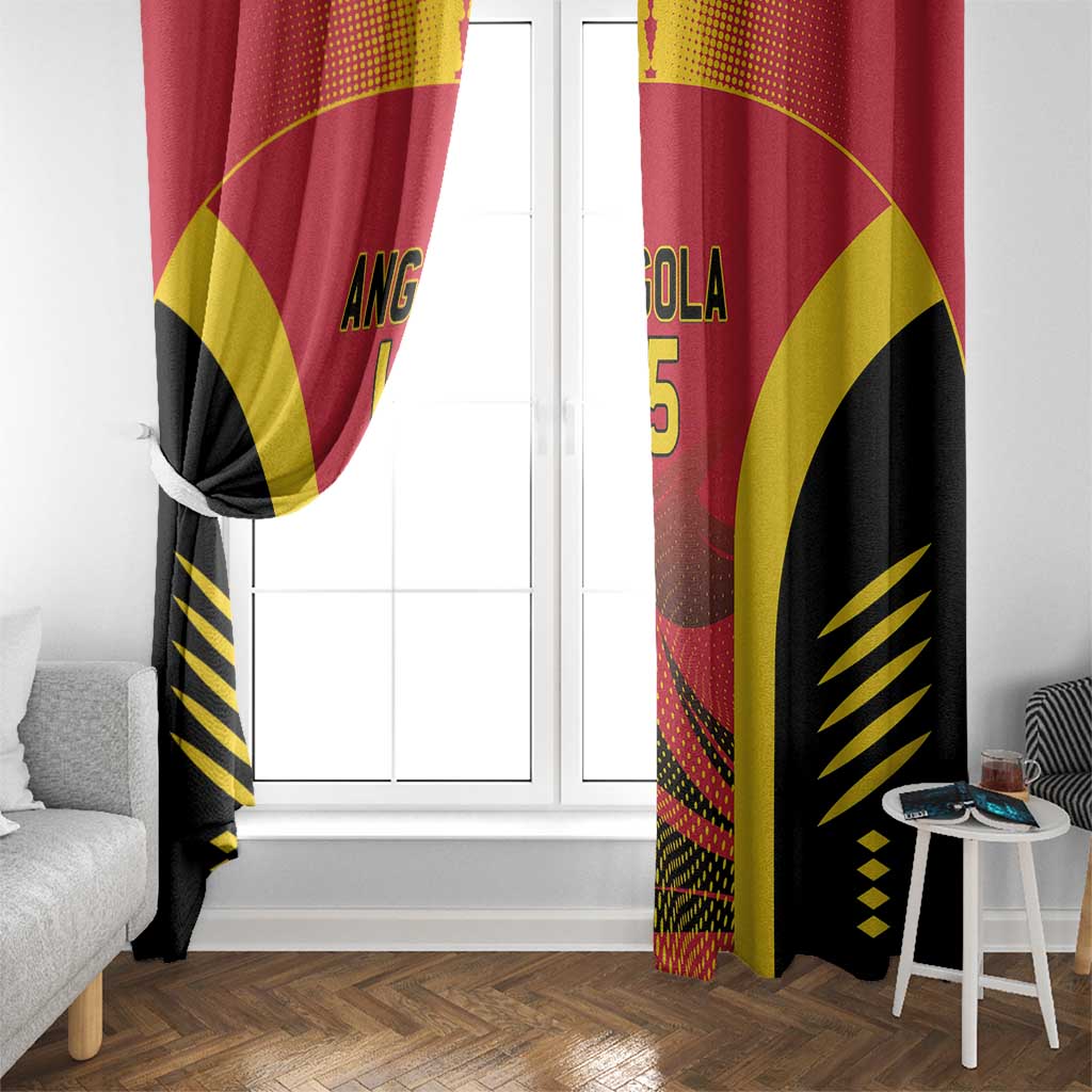 Angola Basketball Custom Window Curtain Go Champions - Wonder Print Shop