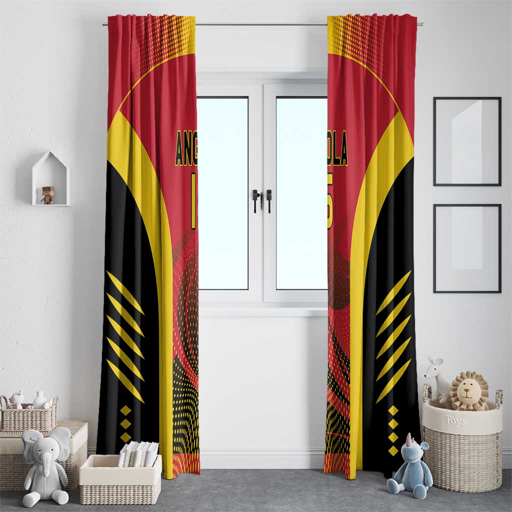 Angola Basketball Custom Window Curtain Go Champions - Wonder Print Shop