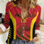 Angola Basketball Custom Women Casual Shirt Go Champions - Wonder Print Shop