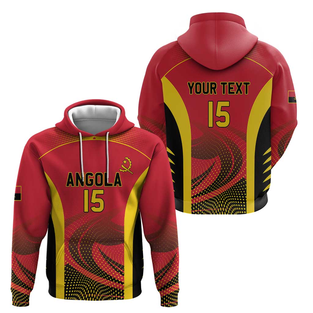 Angola Basketball Custom Zip Hoodie Go Champions - Wonder Print Shop