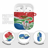 Equatorial Guinea Independence Day AirPods Case Coat Of Arms With Map - Wonder Print Shop