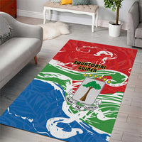 Equatorial Guinea Independence Day Area Rug Coat Of Arms With Map - Wonder Print Shop