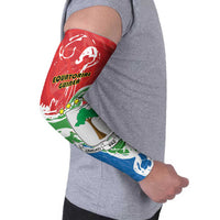 Equatorial Guinea Independence Day Arm Sleeves Coat Of Arms With Map - Wonder Print Shop