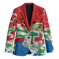 Personalized Equatorial Guinea Independence Day Blazer Coat Of Arms With Map - Wonder Print Shop