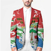 Personalized Equatorial Guinea Independence Day Blazer Coat Of Arms With Map - Wonder Print Shop