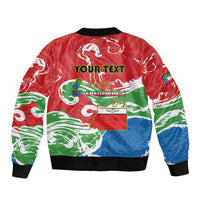 Personalized Equatorial Guinea Independence Day Bomber Jacket Coat Of Arms With Map - Wonder Print Shop