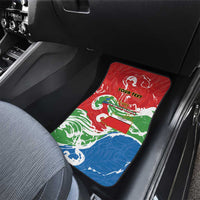 Equatorial Guinea Independence Day Car Mats Coat Of Arms With Map - Wonder Print Shop