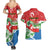 Personalized Equatorial Guinea Independence Day Couples Matching Summer Maxi Dress and Hawaiian Shirt Coat Of Arms With Map - Wonder Print Shop