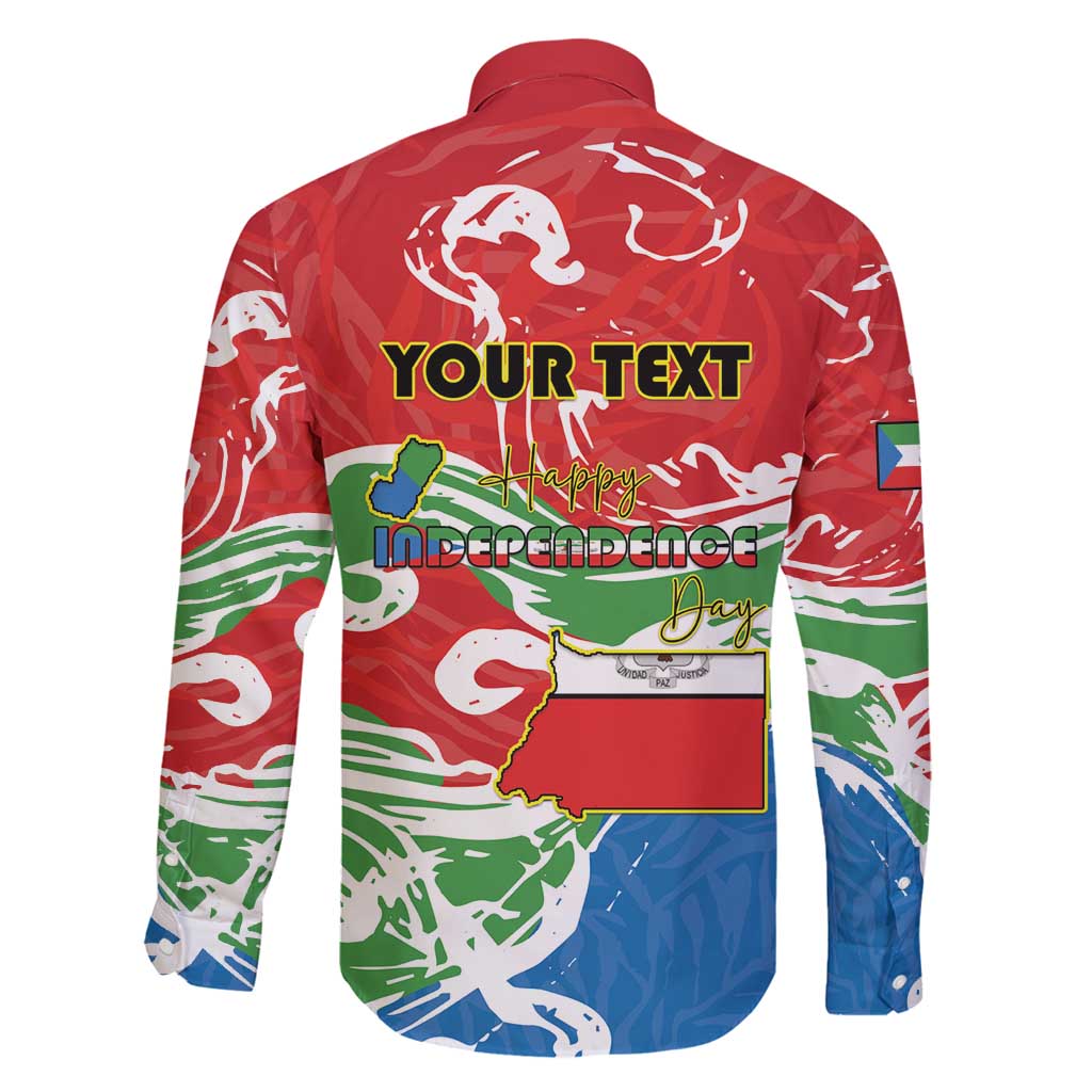 Personalized Equatorial Guinea Independence Day Family Matching Long Sleeve Bodycon Dress and Hawaiian Shirt Coat Of Arms With Map - Wonder Print Shop