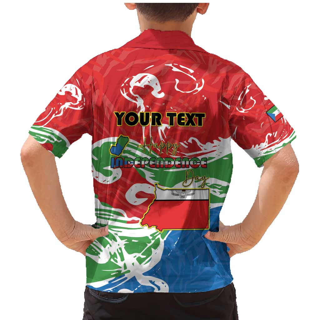 Personalized Equatorial Guinea Independence Day Family Matching Mermaid Dress and Hawaiian Shirt Coat Of Arms With Map - Wonder Print Shop