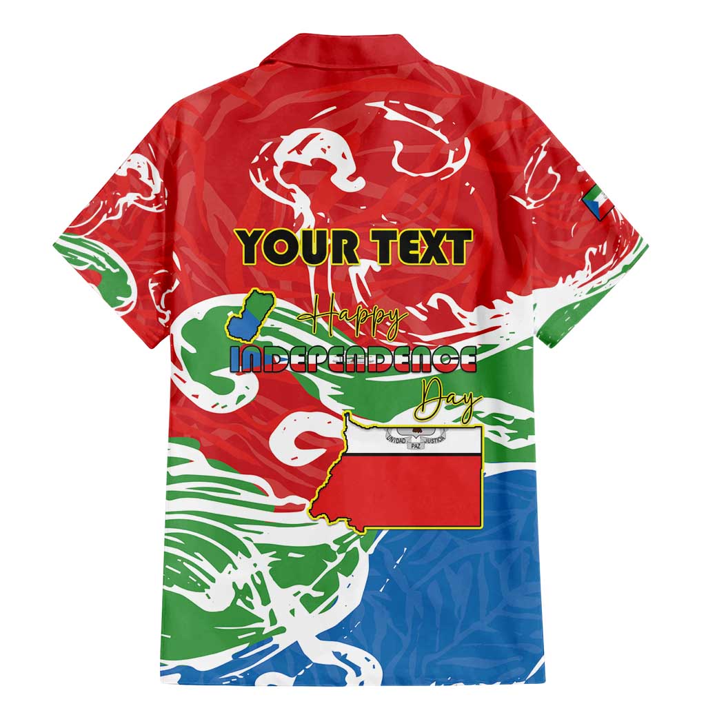 Personalized Equatorial Guinea Independence Day Family Matching Mermaid Dress and Hawaiian Shirt Coat Of Arms With Map - Wonder Print Shop