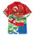 Personalized Equatorial Guinea Independence Day Family Matching Mermaid Dress and Hawaiian Shirt Coat Of Arms With Map - Wonder Print Shop