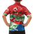 Personalized Equatorial Guinea Independence Day Family Matching Off Shoulder Maxi Dress and Hawaiian Shirt Coat Of Arms With Map - Wonder Print Shop
