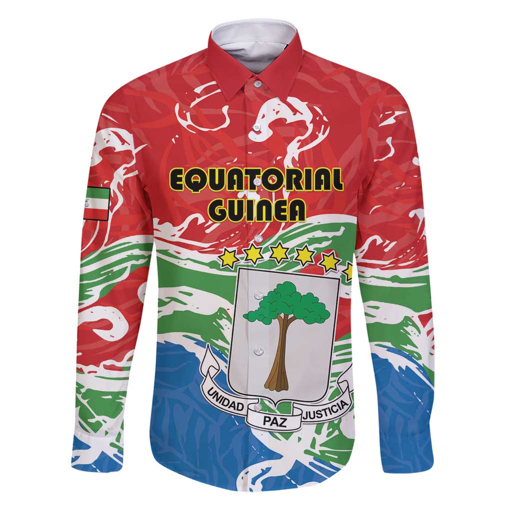 Personalized Equatorial Guinea Independence Day Family Matching Puletasi and Hawaiian Shirt Coat Of Arms With Map - Wonder Print Shop