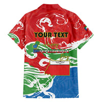 Personalized Equatorial Guinea Independence Day Family Matching Summer Maxi Dress and Hawaiian Shirt Coat Of Arms With Map - Wonder Print Shop