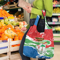 Equatorial Guinea Independence Day Grocery Bag Coat Of Arms With Map - Wonder Print Shop