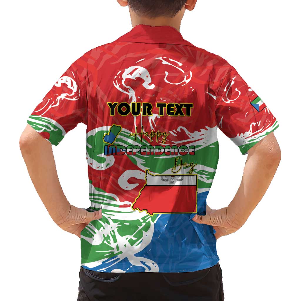 Personalized Equatorial Guinea Independence Day Hawaiian Shirt Coat Of Arms With Map - Wonder Print Shop