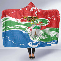 Equatorial Guinea Independence Day Hooded Blanket Coat Of Arms With Map - Wonder Print Shop