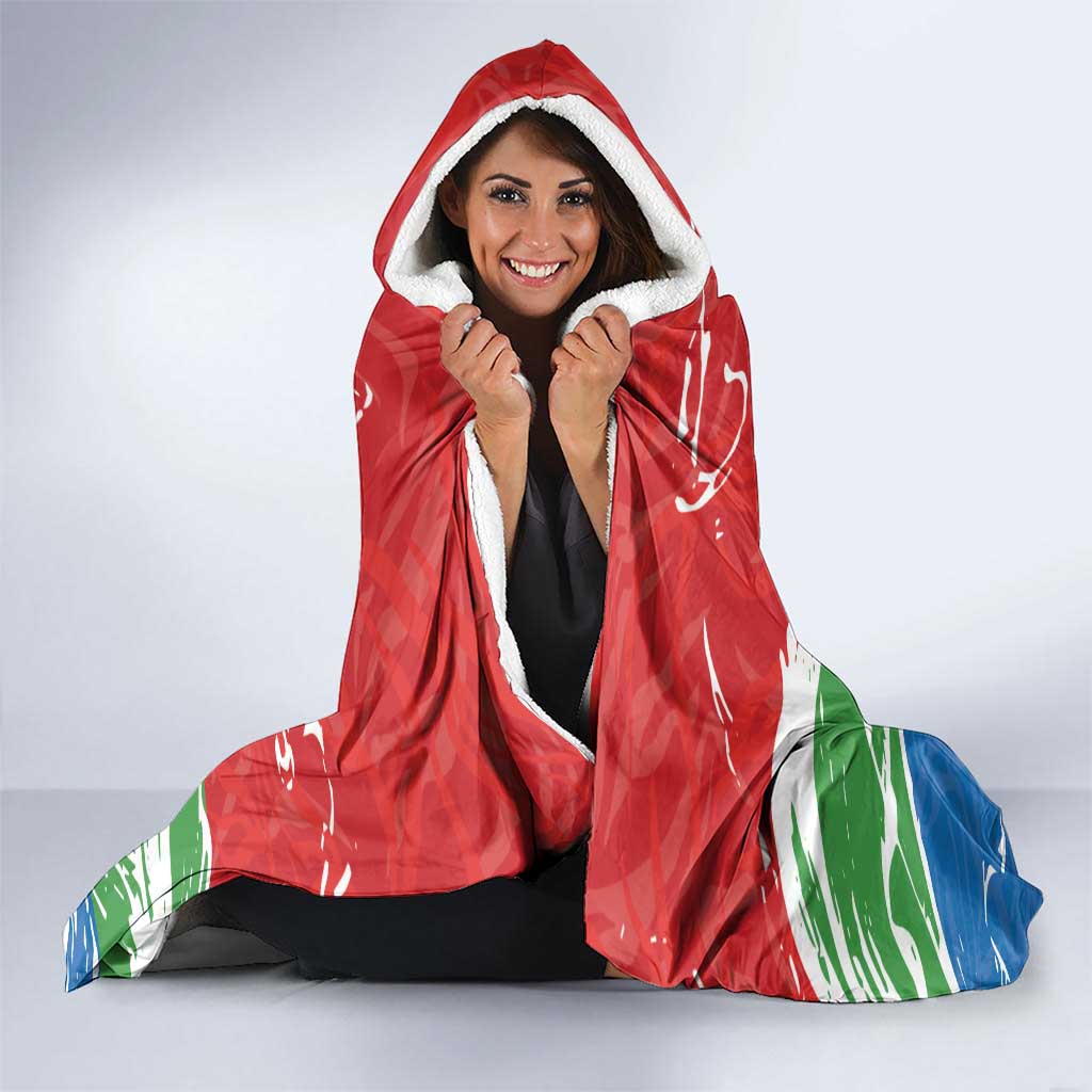 Equatorial Guinea Independence Day Hooded Blanket Coat Of Arms With Map - Wonder Print Shop