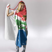 Equatorial Guinea Independence Day Hooded Blanket Coat Of Arms With Map - Wonder Print Shop