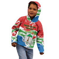 Personalized Equatorial Guinea Independence Day Kid Hoodie Coat Of Arms With Map - Wonder Print Shop