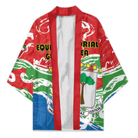 Personalized Equatorial Guinea Independence Day Kimono Coat Of Arms With Map - Wonder Print Shop