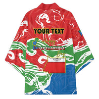 Personalized Equatorial Guinea Independence Day Kimono Coat Of Arms With Map - Wonder Print Shop