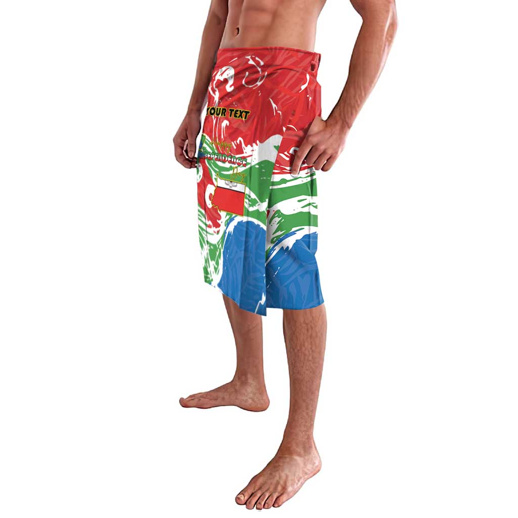 Personalized Equatorial Guinea Independence Day Lavalava Coat Of Arms With Map - Wonder Print Shop