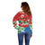 Personalized Equatorial Guinea Independence Day Off Shoulder Sweater Coat Of Arms With Map - Wonder Print Shop
