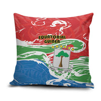 Equatorial Guinea Independence Day Pillow Cover Coat Of Arms With Map - Wonder Print Shop