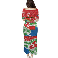 Personalized Equatorial Guinea Independence Day Puletasi Coat Of Arms With Map - Wonder Print Shop