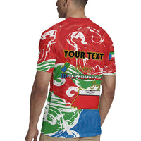 Personalized Equatorial Guinea Independence Day Rugby Jersey Coat Of Arms With Map - Wonder Print Shop