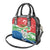 Equatorial Guinea Independence Day Shoulder Handbag Coat Of Arms With Map - Wonder Print Shop