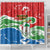 Equatorial Guinea Independence Day Shower Curtain Coat Of Arms With Map - Wonder Print Shop