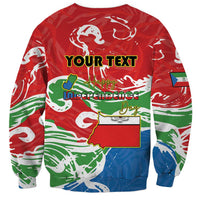 Personalized Equatorial Guinea Independence Day Sweatshirt Coat Of Arms With Map - Wonder Print Shop