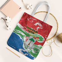 Equatorial Guinea Independence Day Tote Bag Coat Of Arms With Map - Wonder Print Shop
