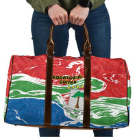 Equatorial Guinea Independence Day Travel Bag Coat Of Arms With Map - Wonder Print Shop
