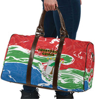Equatorial Guinea Independence Day Travel Bag Coat Of Arms With Map - Wonder Print Shop