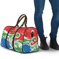 Equatorial Guinea Independence Day Travel Bag Coat Of Arms With Map - Wonder Print Shop