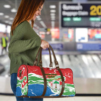 Equatorial Guinea Independence Day Travel Bag Coat Of Arms With Map - Wonder Print Shop