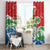 Equatorial Guinea Independence Day Window Curtain Coat Of Arms With Map - Wonder Print Shop