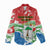 Personalized Equatorial Guinea Independence Day Women Casual Shirt Coat Of Arms With Map - Wonder Print Shop