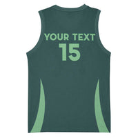 Custom Algeria Football Basketball Jersey Come On Greens - Wonder Print Shop